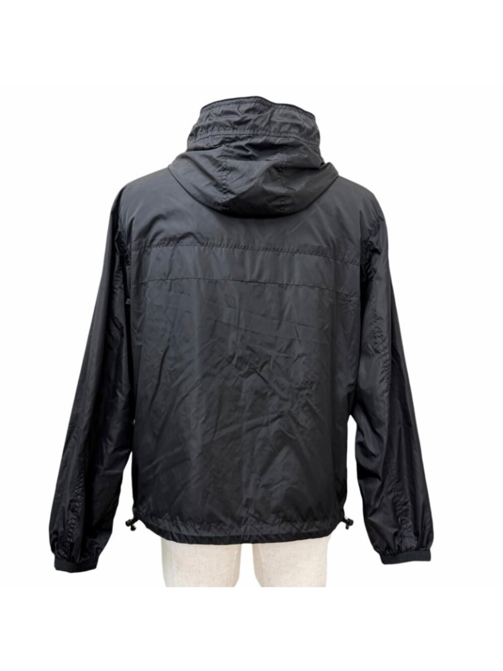 Moncler Massereau Giubbotto Hood Logo Embroidery Jacket Windbreaker Black - Picture 4 of 13